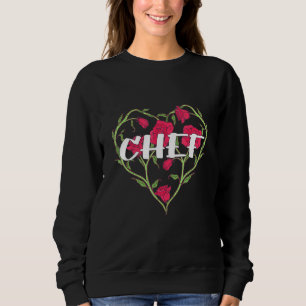 Sudadera Cocina de Cocina del Rosa del Corazón del Chef