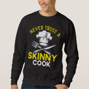Sudadera Cocina de Gorra Chef que nunca confía en un cocine