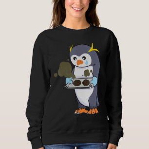 Sudadera Cocina de panadería Pingüino Falso