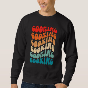 Sudadera Cocina Groovy Para Chicas Mujeres Retro 70s Hippie