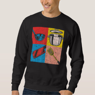 Sudadera Cocina Hobby Cocina Gastronómica Pop Art Chef