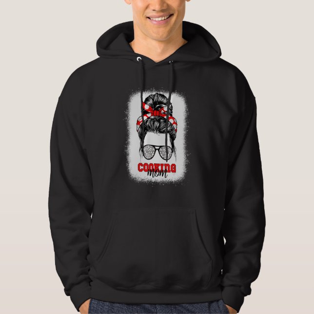 Sudadera Cocinando a la mamá con sangre caliente Hobby de m (Anverso)