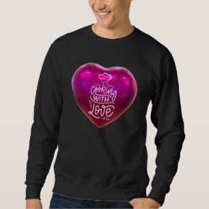 Sudadera Cocinando con amor Chef Dad Baker Mom Cook Food