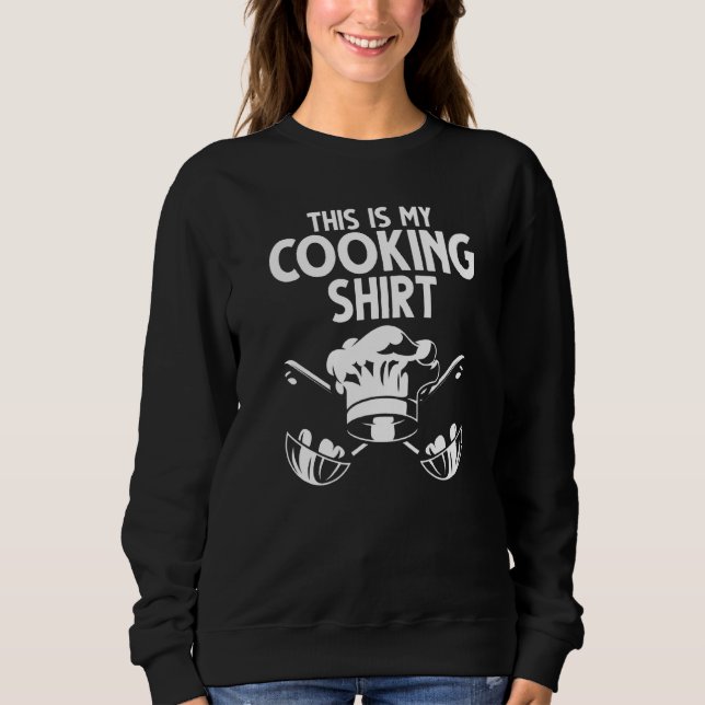 Sudadera Cocinar Comida Gourmet Este Es Mi Chef De Cocina (Anverso)
