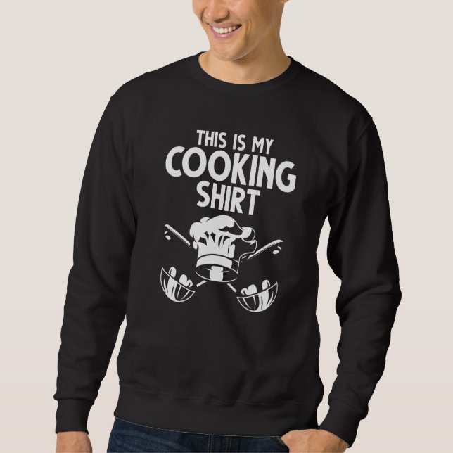 Sudadera Cocinar Comida Gourmet Este Es Mi Chef De Cocina (Anverso)