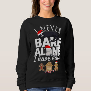 Sudadera Cocinas de hornear con gatos en Navidades y en Gin