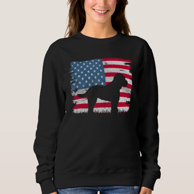 Sudadera Cockapoo American Flag USA 4th of July Men Women B (Anverso)