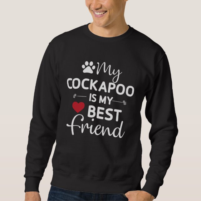 Sudadera Cockapoo Bestfriend Cockerpoo Mom Dad (Anverso)