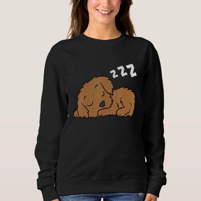 Sudadera Cockapoo Pajama Cute Cockapoo Perro durmiendo (Anverso)