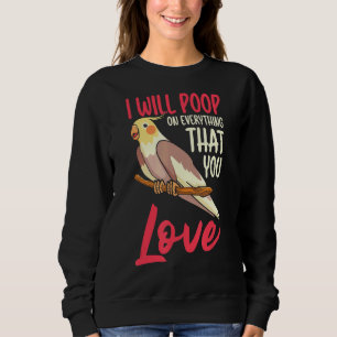 Sudadera Cockatiel Birdwatching Birding Bird Keeper Ornitho