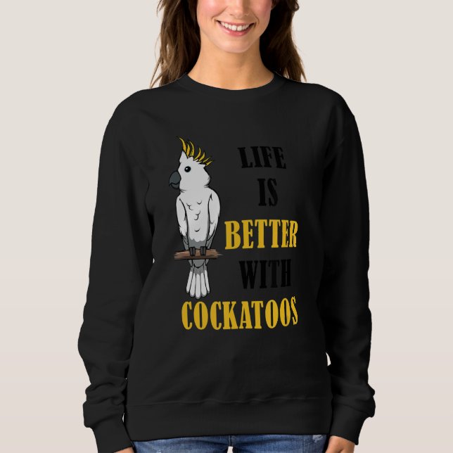 Sudadera Cockatiel Cockatoo (Anverso)
