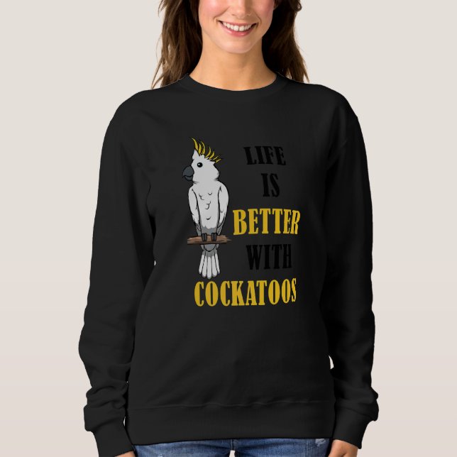 Sudadera Cockatiel Cockatoo (Anverso)
