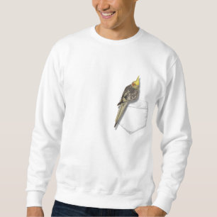 Sudadera Cockatiel en su bolsillo