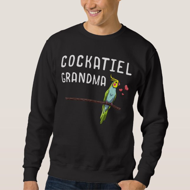 Sudadera Cockatiel Grandma Bird Whisperer Cockatoo Birdwatc (Anverso)