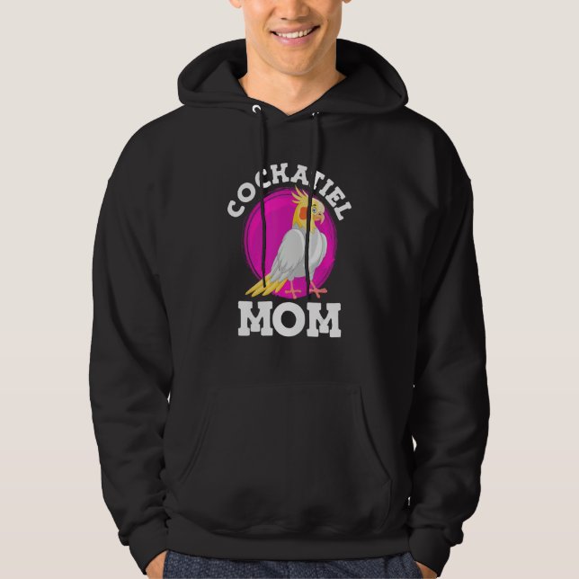Sudadera Cockatiel Mom Bird  Parakeets Mommy Bird Women (Anverso)