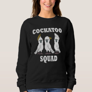 Sudadera Cockatoo Squad Ironic Dice Ave Cockatiel