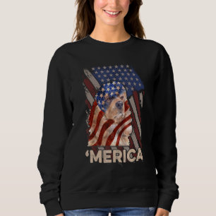 Sudadera Cocker de la Bandera Americana Spaniel Perro Patri