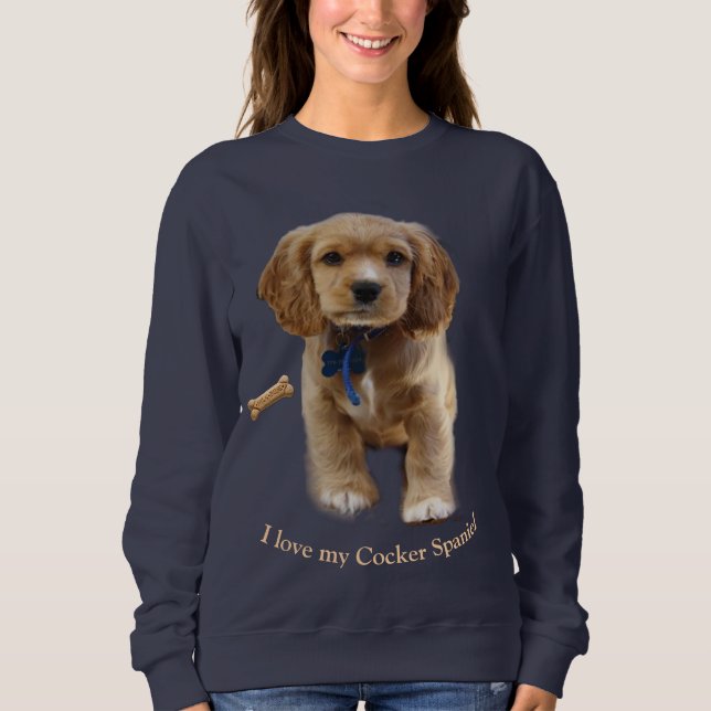 Sudadera Cocker Spaniel (Anverso)