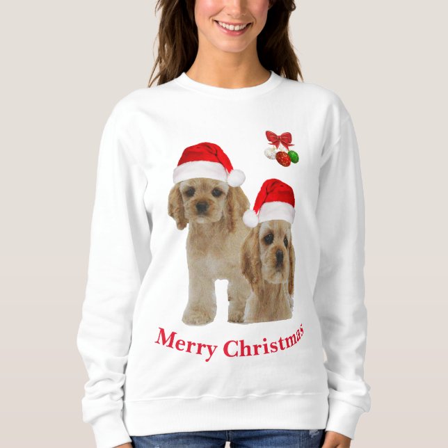 Sudadera Cocker spaniel (Anverso)
