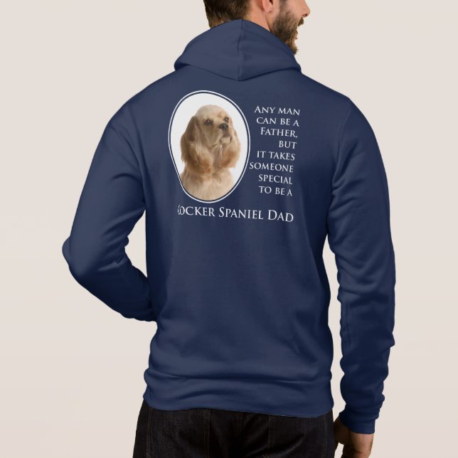 Sudadera Cocker Spaniel Dad Hoodie (Reverso)