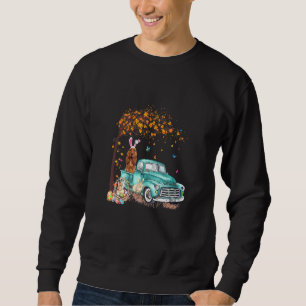 Sudadera Cocker Spaniel Dog Bunny Truck Huevos Hunt Tree Ea