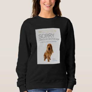 Sudadera Cocker Spaniel Online Shop Ecommerce Vendedor 404