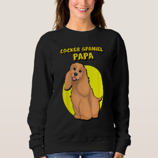 Sudadera Cocker Spaniel Papa Red Cocker Spaniel Dog Father