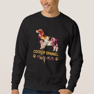 Sudadera Cocker Spaniel Whisperer Flower Dog