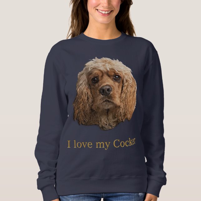 Sudadera cocker spaniels (Anverso)
