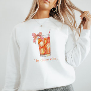 Sudadera Cocktail "La Dolce Vita" de Coquette Aperol Spritz