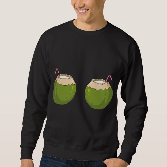 Sudadera Coco de verano Bra Funny Coconut (Anverso)