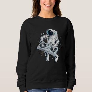 Sudadera Coco gráfico de baile de jockey de DJ astronauta e