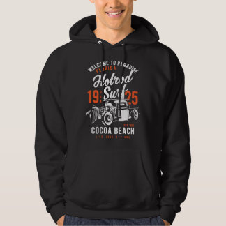 Sudadera Cocoa Beach Florida Retro Hotrod Surf  3