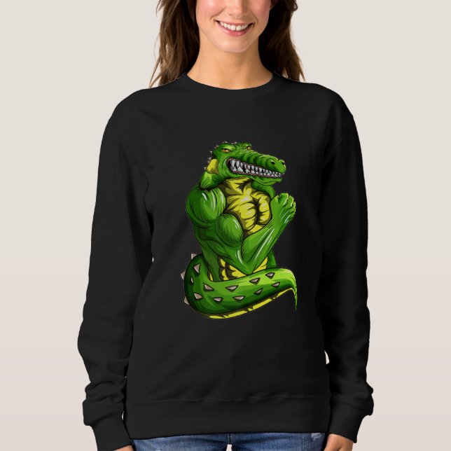 Sudadera Cocodrilo Con Lizard A Del Depósito Del Atleta De  (Anverso)