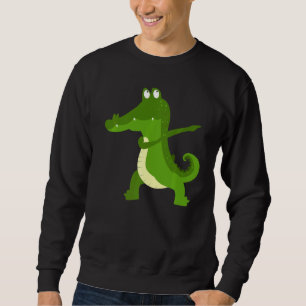 Sudadera Cocodrilo Dabbing Alligator Cute Dainty