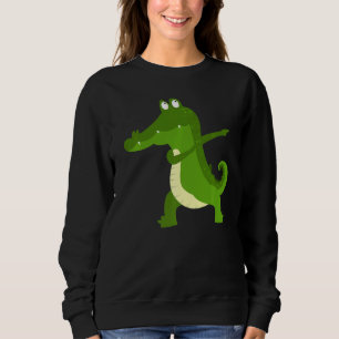 Sudadera Cocodrilo Dabbing Alligator Cute Dainty