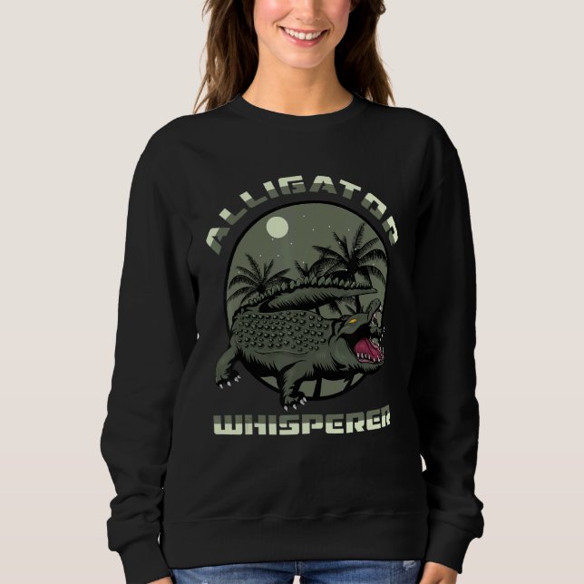 Sudadera Cocodrilo del cocodrilo del coligador Whisperer (Anverso)