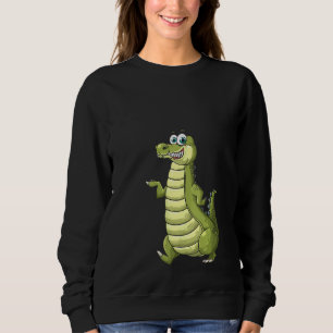 Sudadera Cocodrilo divertido para hombres mujeres niños lig