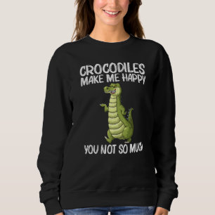 Sudadera Cocodrilo Genial Para Hombres Mujeres Reptil Lagar