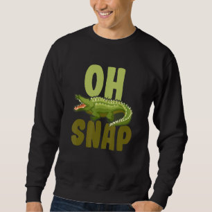 Sudadera Cocodrilo I Oh Reptiles De Predador De Alineación