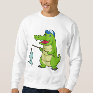 Sudadera Cocodrilo Pesca Pescador