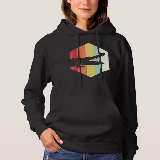 Sudadera Cocodrilo retro (Anverso)