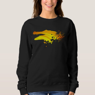 Sudadera Cocodrilo vintage Silhouette Reptile Alligator Cro