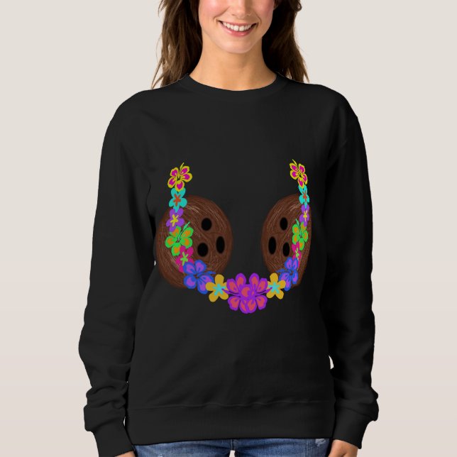 Sudadera Coconut Bra Bikini Brassiere Bra Flower Chain Hawa (Anverso)