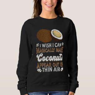 Sudadera Coconut Palm Tree Playa Verano Fruta Tropical Coc