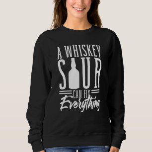 Sudadera Cóctel A Whiskey Sour Puede Arreglar Todo Bartend