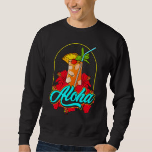 Sudadera Cóctel Aloha Mai Tai de Hawaii con hib de Bonito