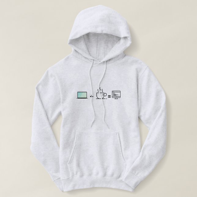 Sudadera coder (Diseño del anverso)