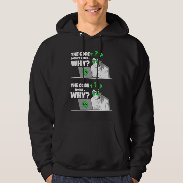 Sudadera Coder Programmer Software Engineer  Idea IT Fan (Anverso)
