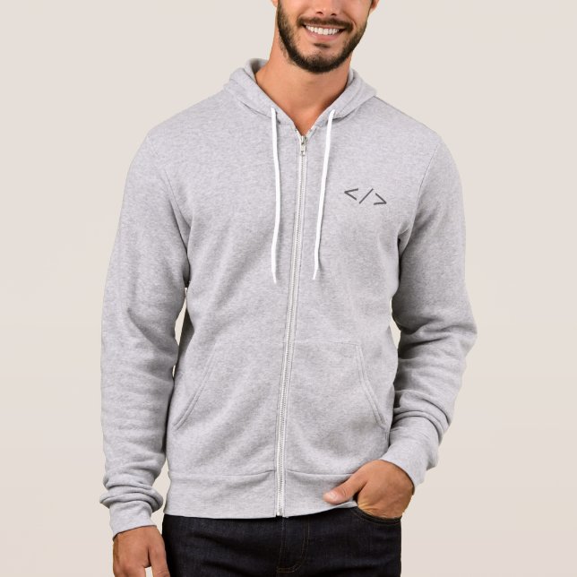 Sudadera Coders/Programmer Hoodie | CSS HTML JS (Anverso)